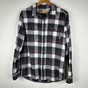Vans Long Sleeve Flannel Shirt - Mens Size Large